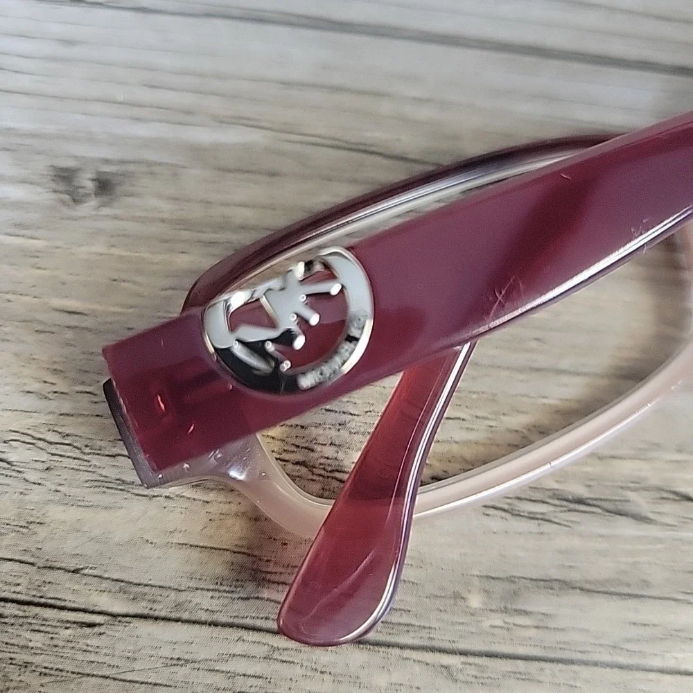 Michael Kors‎ MK231 658 Eyeglasses Frame Women Red Rectangular Plastic 52-16-135